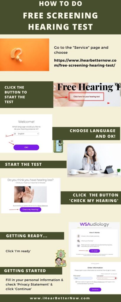 iHearBetterNow Hearing Test Instructions